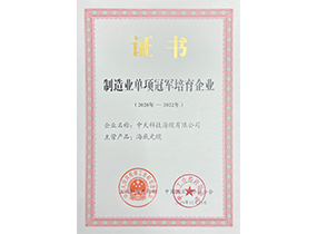 造作业单项冠军造就企业：PT视讯海缆